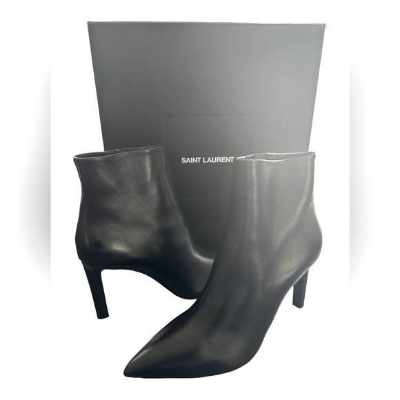 SAINT LAURENT Katie Boots – Luxury Designer Ankle Boots - Footwear - Picture 3 of 10